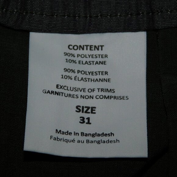 MEN 31 RESERVE HEATHER 19" HYBRID SHORTS New with Tag Olive Green Above the Knee - Picture 3 of 10